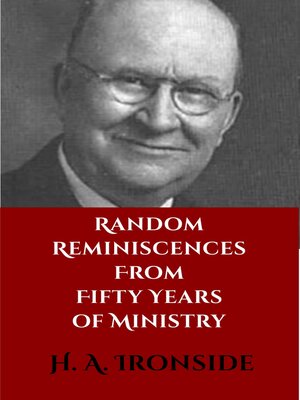 cover image of Random Reminiscences from Fifty Years of Ministry